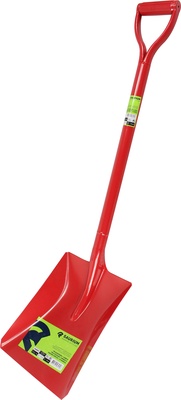 Pala Cuadrada Saurium acero Templado y mango Metalico